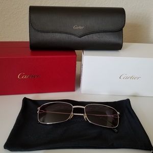 ☀️SOLD☀️Cartier white gold sunglasses